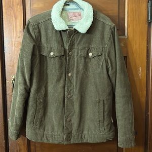 Brown Denim and Wool Coat by Brooklyn Cloth